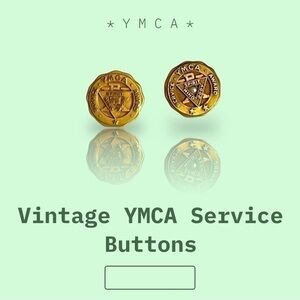Vintage YMCA Service Award Buttons